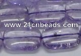 CNA853 15.5 inches 15*20mm rectangle natural light amethyst beads