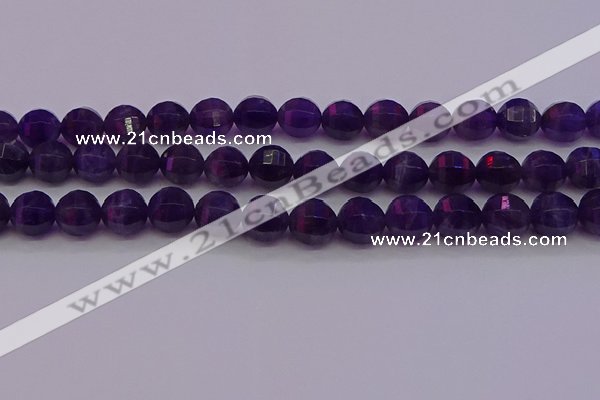 CNA934 15.5 inches 12mm pumpkin amethyst gemstone beads