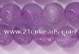 CNA953 15.5 inches 7mm round natural lavender amethyst beads