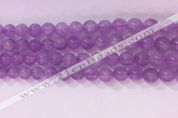 CNA954 15.5 inches 8mm round natural lavender amethyst beads