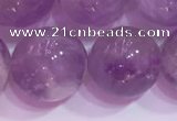 CNA957 15.5 inches 14mm round natural lavender amethyst beads