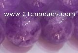 CNA959 15.5 inches 18mm round natural lavender amethyst beads