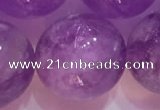 CNA960 15.5 inches 20mm round natural lavender amethyst beads