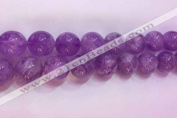 CNA960 15.5 inches 20mm round natural lavender amethyst beads