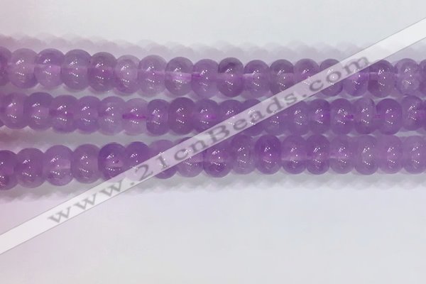 CNA969 15.5 inches 5*8mm faceted rondelle lavender amethyst beads