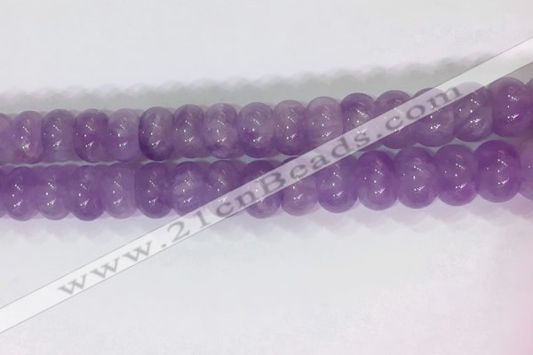 CNA972 15.5 inches 9*12mm faceted rondelle lavender amethyst beads