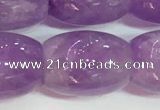 CNA979 15.5 inches 15*20mm drum natural lavender amethyst beads