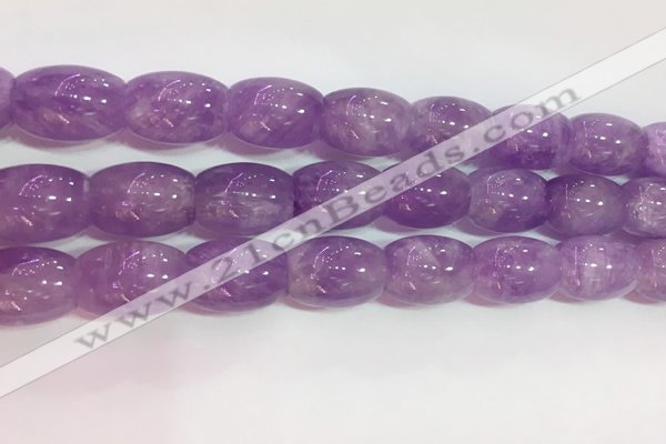 CNA979 15.5 inches 15*20mm drum natural lavender amethyst beads