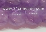 CNA980 15.5 inches 12*12mm drum natural lavender amethyst beads