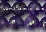 CNA993 15.5 inches 10mmm faceted round amethyst beads wholesale