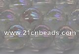 CNC204 15.5 inches 12mm round AB-color white crystal beads