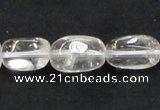 CNC22 10*16mm nugget grade AB natural white crystal beads