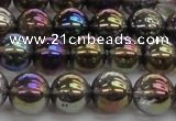 CNC252 15.5 inches 8mm round AB-color white crystal beads