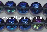 CNC303 15.5 inches 10mm round AB-color white crystal beads