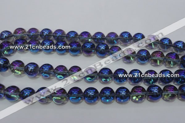 CNC303 15.5 inches 10mm round AB-color white crystal beads