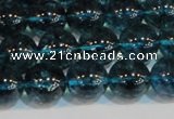 CNC423 15.5 inches 10mm round dyed natural white crystal beads