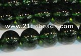 CNC443 15.5 inches 10mm round dyed natural white crystal beads