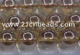 CNC504 15.5 inches 12mm round dyed natural white crystal beads