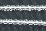 CNC58 15.5 inches 6mm round grade A natural white crystal beads