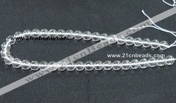 CNC59 15.5 inches 10mm round grade A natural white crystal beads