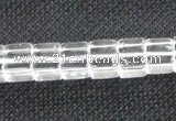 CNC60 15.5 inches 8*8mm cube grade A natural white crystal beads