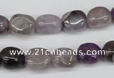 CNG04 15.5 inches 9*12mm nuggets amethyst gemstone beads