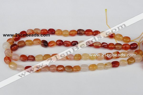 CNG06 15.5 inches 9*12mm nuggets agate gemstone beads