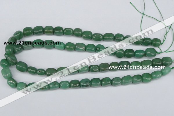 CNG08 15.5 inches 9*12mm nuggets green aventurine beads