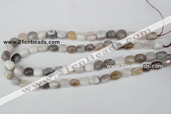 CNG10 15.5 inches 9*12mm nuggets botswana agate gemstone beads