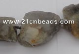 CNG1011 15.5 inches 15*25mm - 25*30mm nuggets labradorite beads