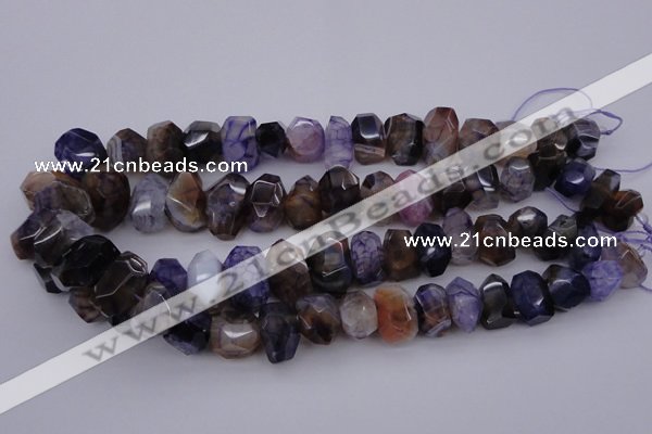 CNG1071 15.5 inches 10*14mm - 15*20mm faceted nuggets agate beads