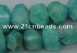 CNG1072 15.5 inches 13*18mm - 15*20mm faceted nuggets amazonite beads