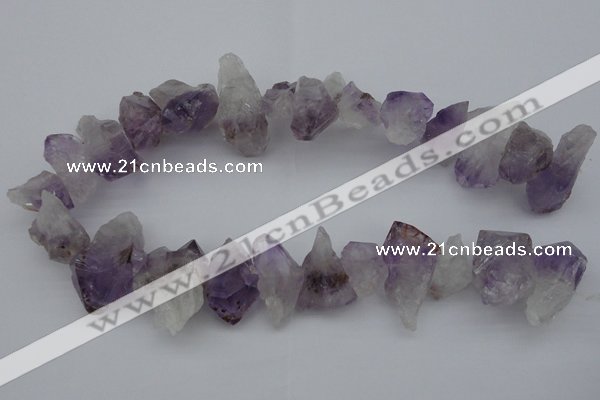 CNG1074 15.5 inches 20*30mm - 22*30mm nuggets lavender amethyst beads