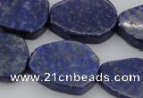 CNG1087 15.5 inches 20*25mm - 22*28mm freeform lapis lzuli beads