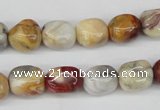 CNG11 15.5 inches 9*12mm nuggets agate gemstone beads