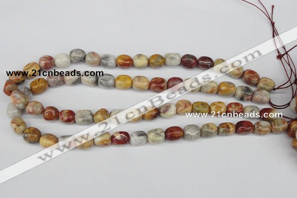 CNG11 15.5 inches 9*12mm nuggets agate gemstone beads