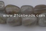 CNG1108 15.5 inches 10*14mm - 12*16mm nuggets moonstone beads