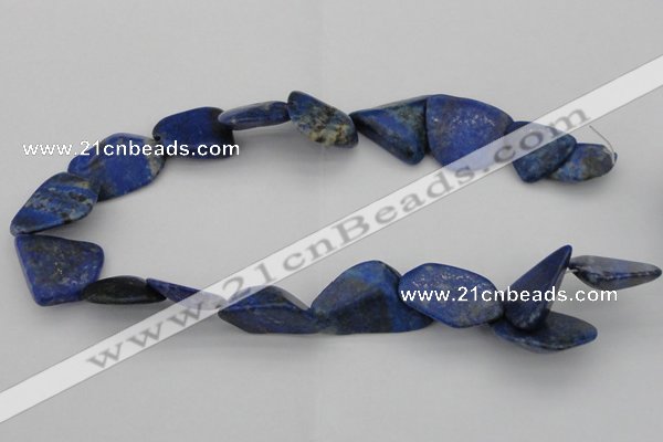 CNG1112 15.5 inches 13*18mm - 20*25mm freeform lapis lazuli beads