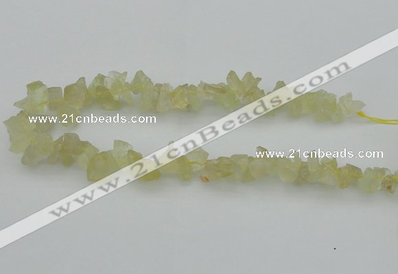 CNG1116 15.5 inches 8*12mm - 13*18mm nuggets lemon quartz beads