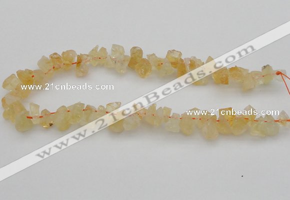 CNG1118 15.5 inches 8*12mm - 13*18mm nuggets citrine gemstone beads