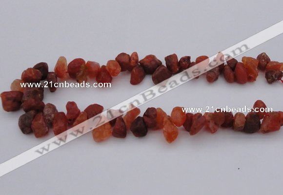 CNG1123 15.5 inches 8*12mm - 13*18mm nuggets red agate beads