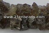 CNG1129 15.5 inches 8*12mm - 13*18mm nuggets smoky quartz beads