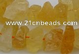 CNG1133 15.5 inches 8*12mm - 13*18mm nuggets citrine beads