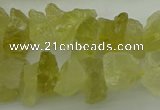 CNG1134 15.5 inches 8*12mm - 13*18mm nuggets lemon quartz beads