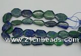 CNG1155 15.5 inches 20*25mm - 25*35mm freeform chrysocolla beads