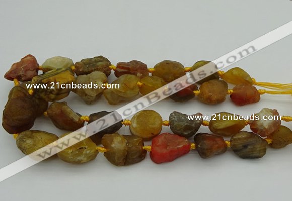 CNG1168 15.5 inches 15*25mm - 25*30mm nuggets agate beads