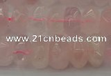 CNG1177 15.5 inches 6*14mm - 8*14mm nuggets rose quartz beads