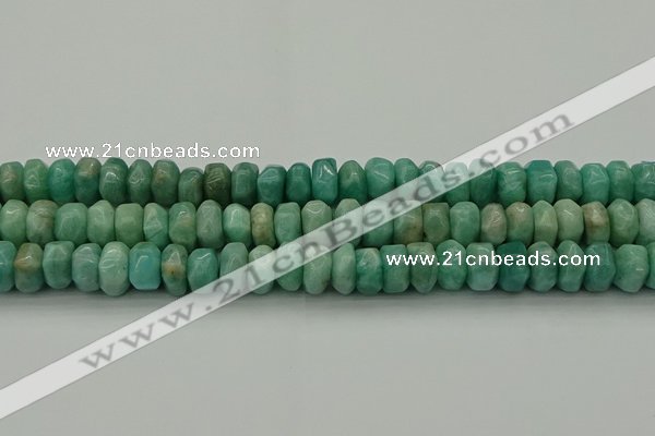 CNG1183 15.5 inches 6*14mm - 8*14mm nuggets amazonite beads