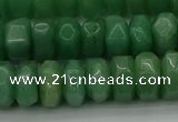 CNG1184 15.5 inches 6*14mm - 8*14mm nuggets green aventurine beads