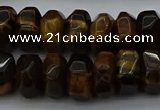 CNG1185 15.5 inches 6*14mm - 8*14mm nuggets yellow tiger eye beads